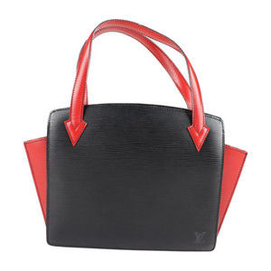 LOUIS VUITTON Louis Vuitton Varennes Handbag M52387 Epi Leather Noir Castilia...